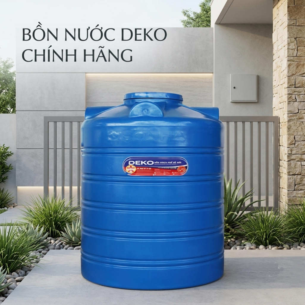 Bồn Nhựa DEKO 1000L đứng