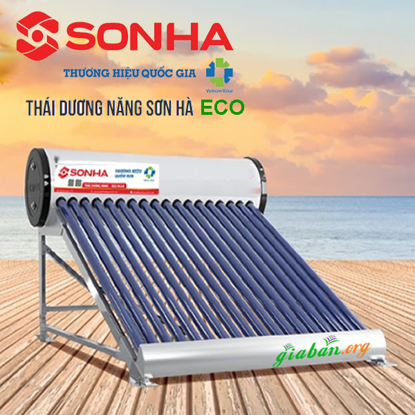 Máy nước nóng mặt trời Thái Dương Năng 200l Eco
