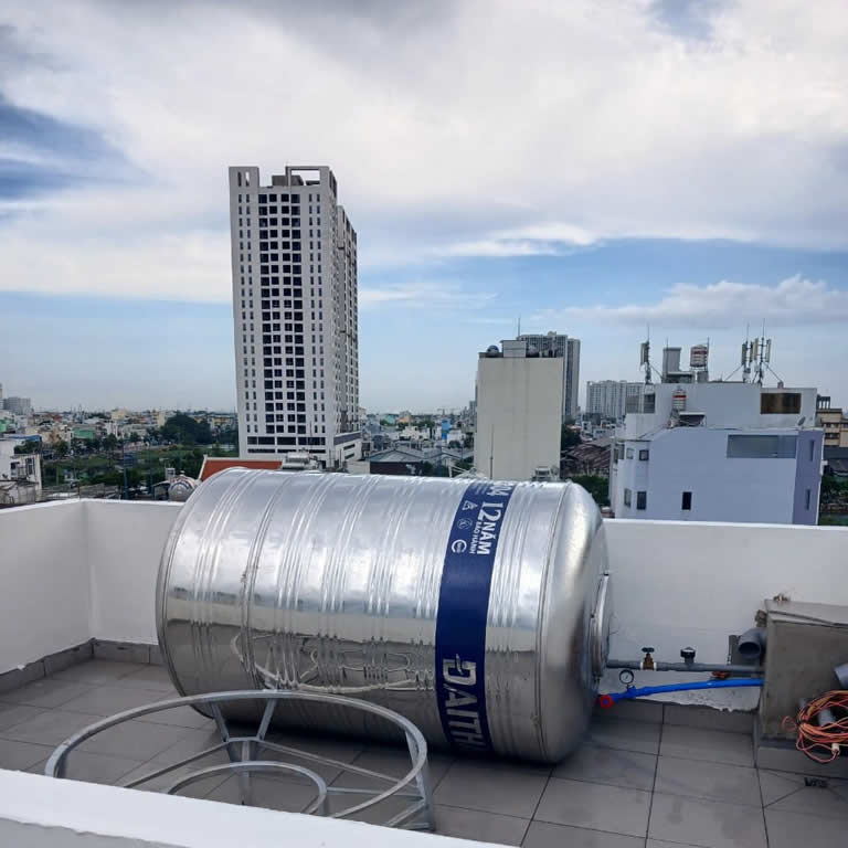 Bồn inox Đại Thành 2000 lít đứng