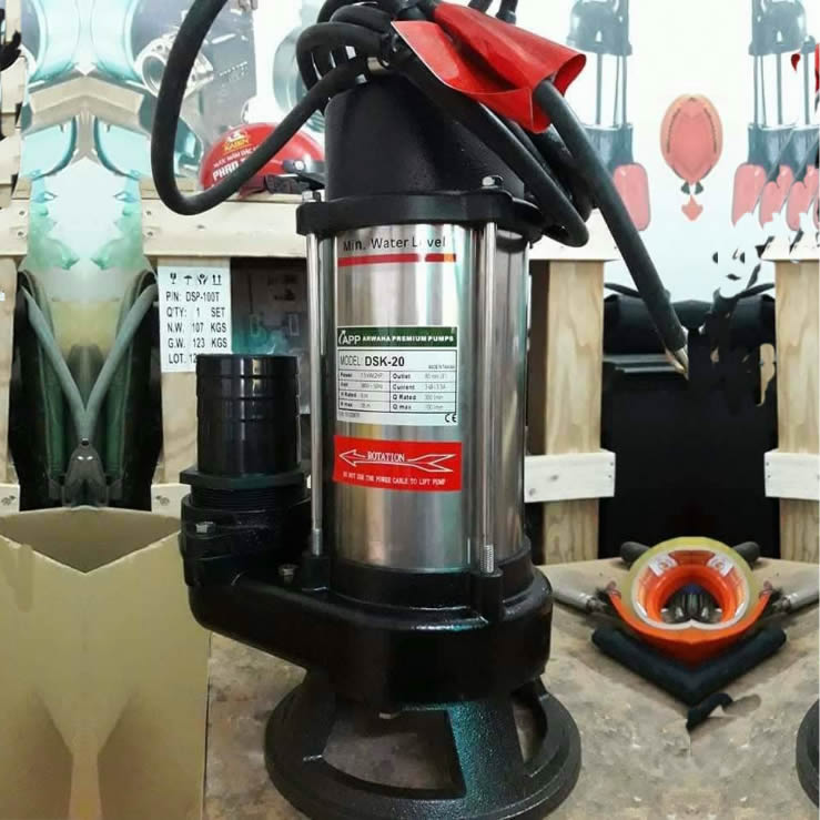 Máy bơm APP DSK-20 2HP (Có dao cắt)