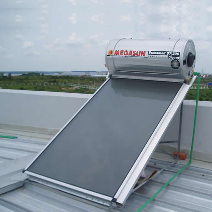 Máy nước nóng mặt trời Megasun 200L Hy Lạp