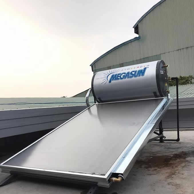 Máy nước nóng mặt trời Megasun 200L chịu áp