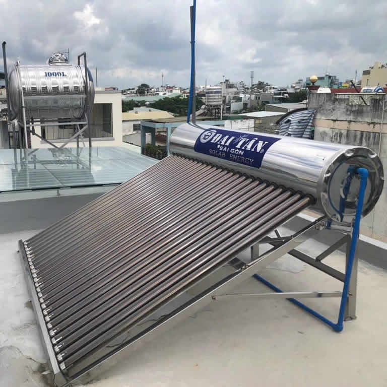 Máy năng lượng mặt trời Đại Tân 180L