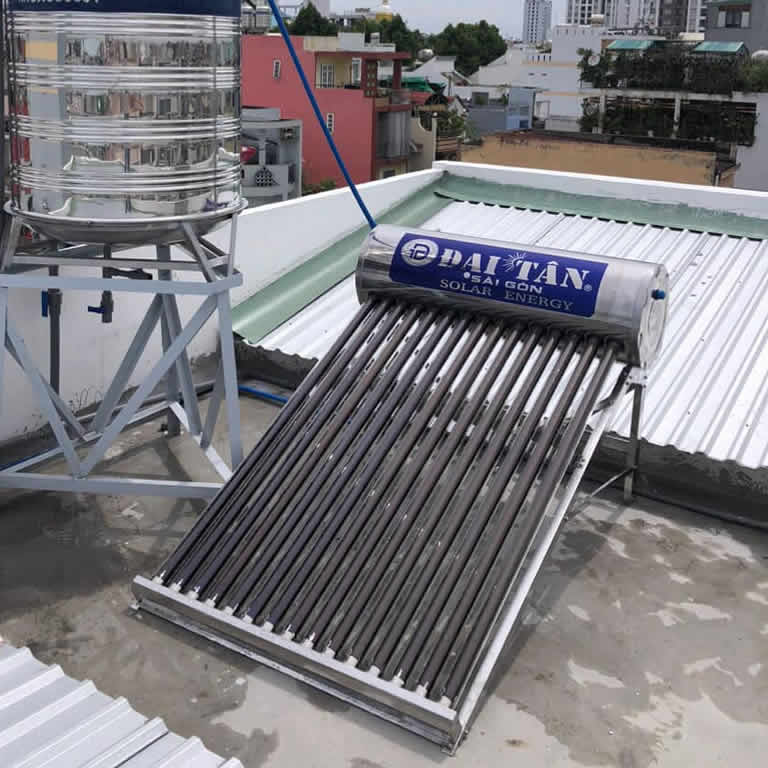 Máy năng lượng mặt trời Đại Tân 160L