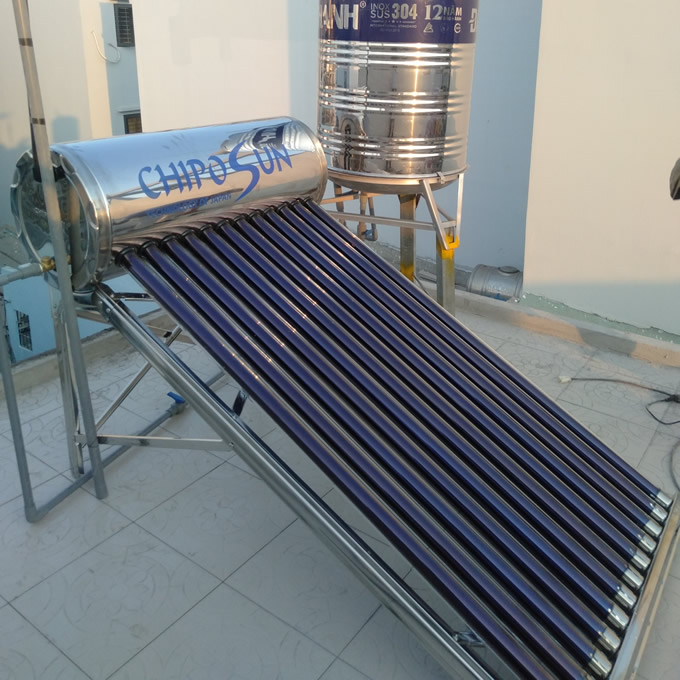 Máy năng lượng mặt trời 200L Chipo Sun