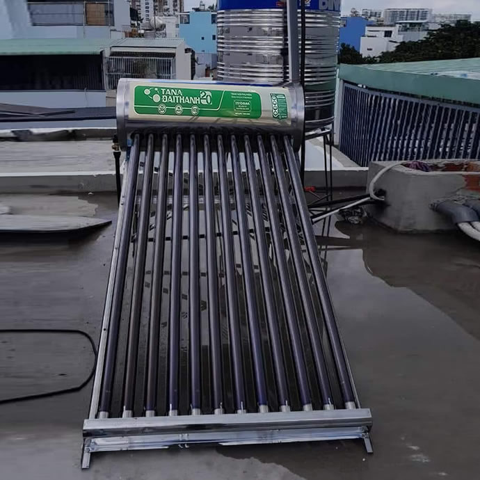 Máy năng lượng mặt trời 130L Tân Á Đại Thành
