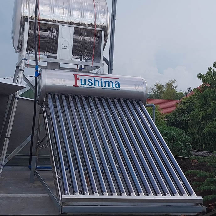 Máy năng lượng mặt trời 160L Fushima