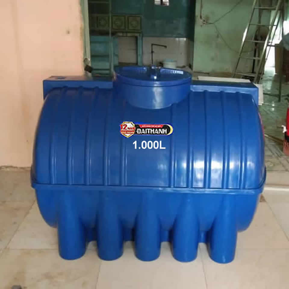 Bồn Nhựa Tân Á 1000 lít ngang Gold