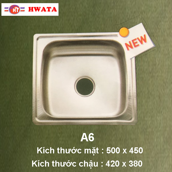 Bồn Rửa Chén Inox 304 Hwata A6
