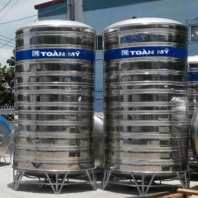 Bồn inox Toàn Mỹ 10000 lít đứng