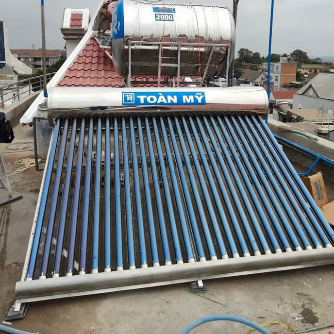 Máy năng lượng mặt trời 240L Toàn Mỹ