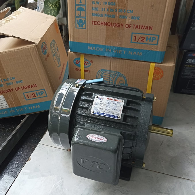 Motor VTC 1/2Hp 220v tua 1450 NT50