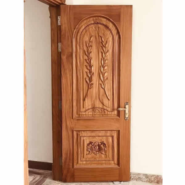 Cửa Gỗ Gõ Chạm 1 cánh