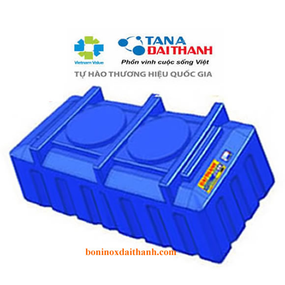 Bồn Nhựa Tân Á 500 lít ngang gold