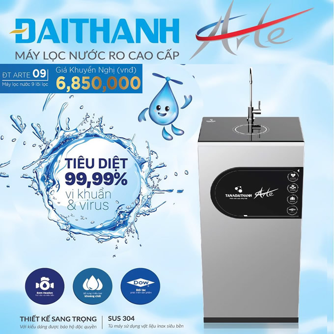 Máy lọc nước RO Đại Thành ARTE 9
