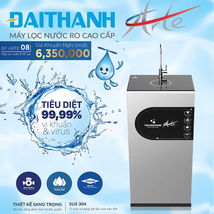 Máy lọc nước RO Đại Thành ARTE 8