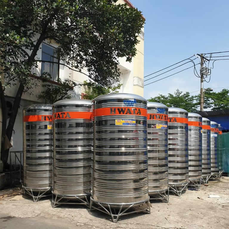 Bồn inox Hwata 5000 lít đứng