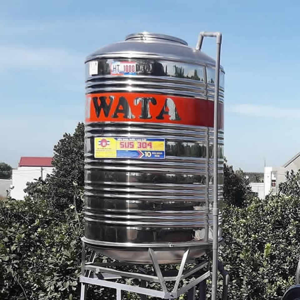 Bồn inox Hwata 1000 lít đứng