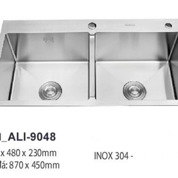 Chậu rửa chén 2 hộc 9048