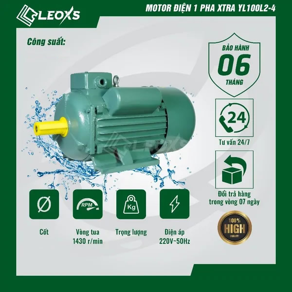 Motor XTra 2Hp 220v tua 1450