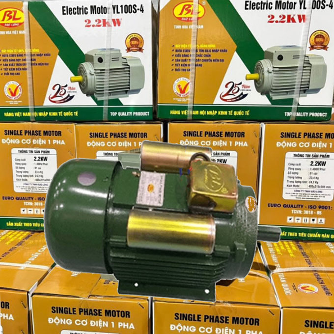 Motor Bảo Long 3Hp tua 1400 (xác nhỏ)