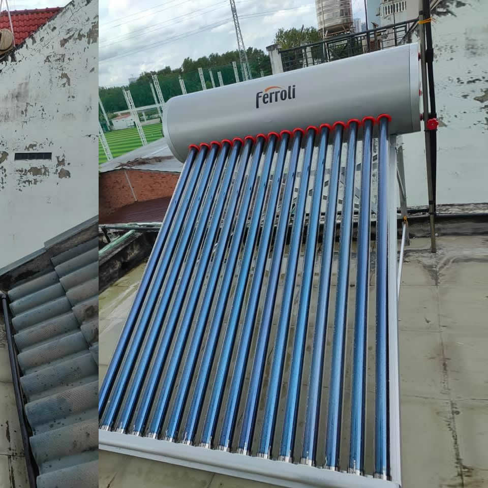 Máy nước nóng mặt trời Ferroli 180L