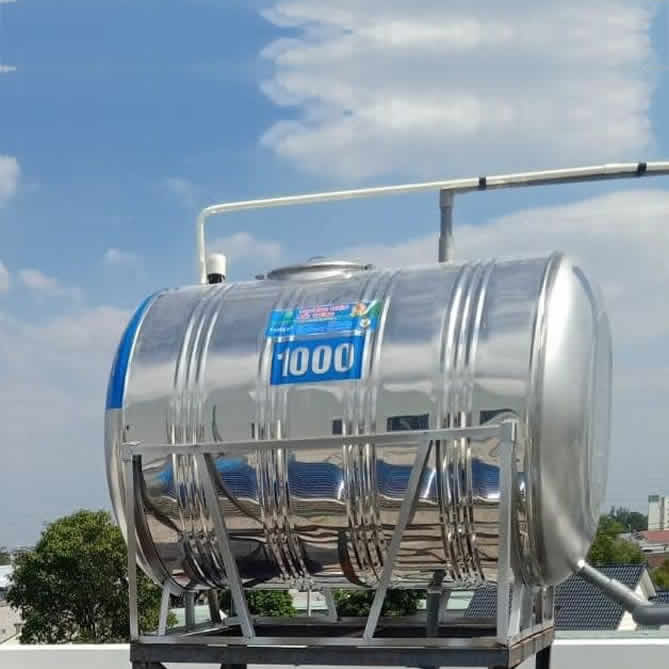 Bồn inox Toàn Mỹ 1000 lít ngang