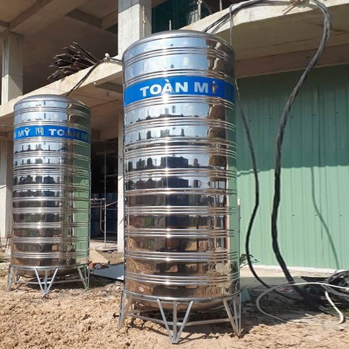 Bồn inox Toàn Mỹ 5000 lít đứng