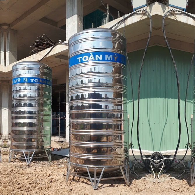 Bồn inox Toàn Mỹ 4000 lít đứng