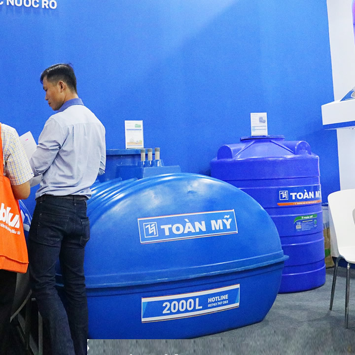 Bồn nhựa Toàn Mỹ 2000L ngang