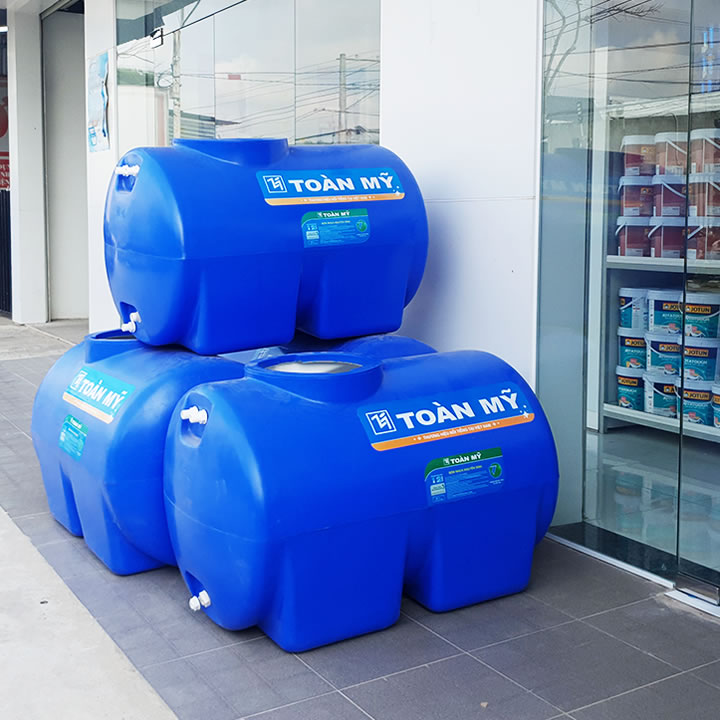 Bồn nhựa Toàn Mỹ 500L ngang