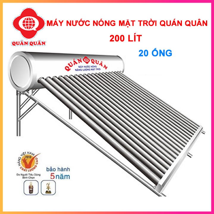 Máy năng lượng mặt trời Quán Quân 300L