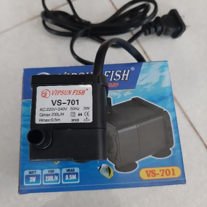 Máy Bơm VIPSUN FISH VS-701 (3W)