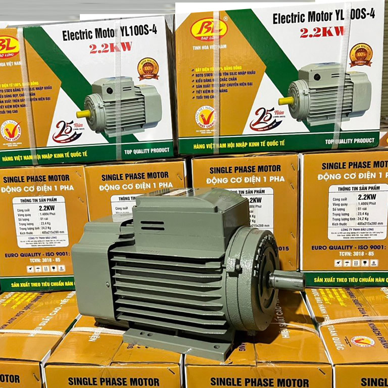 Motor Bảo Long 2Hp tua chậm