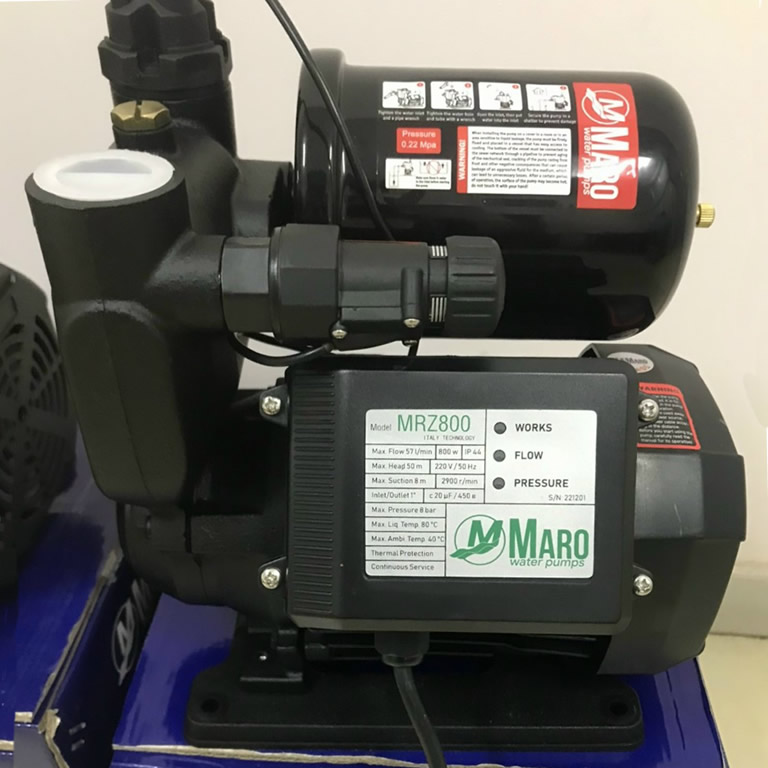 Máy Bơm Tự động Maro 800w (MRZ-800)