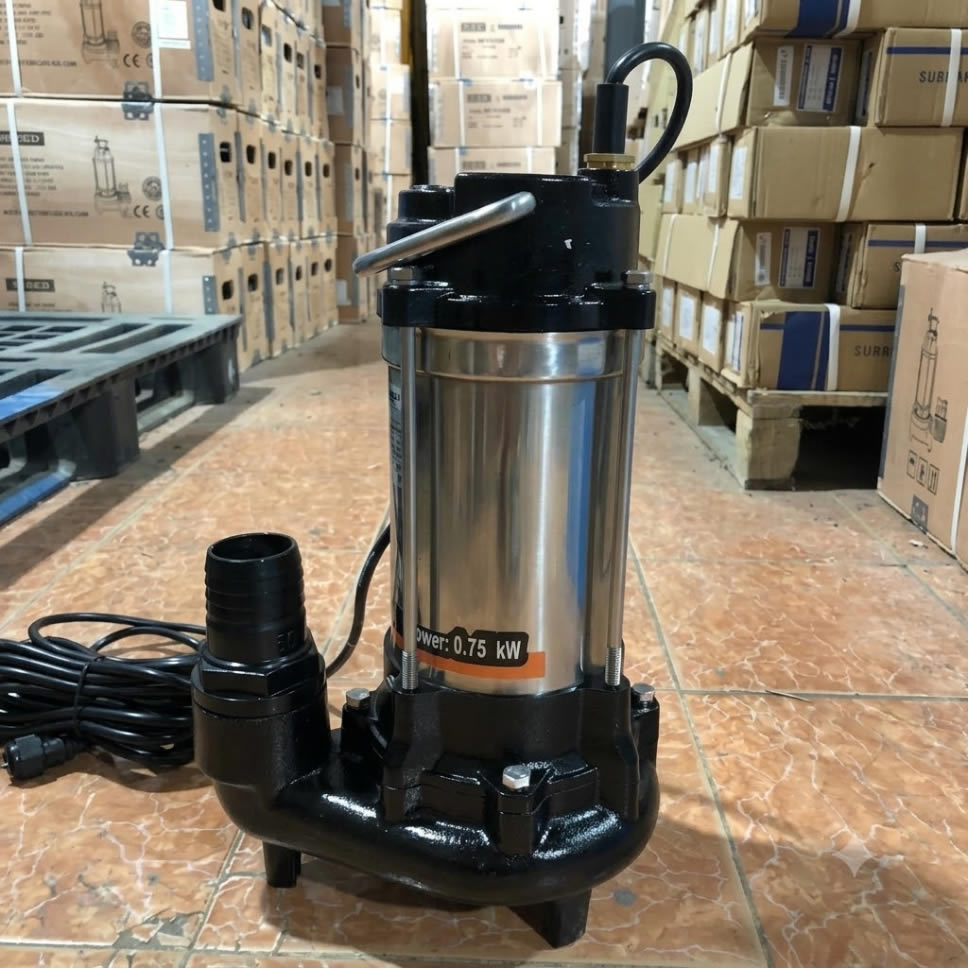 Máy bơm TECHRUMI WT-11-10 (1Hp Ố.60)