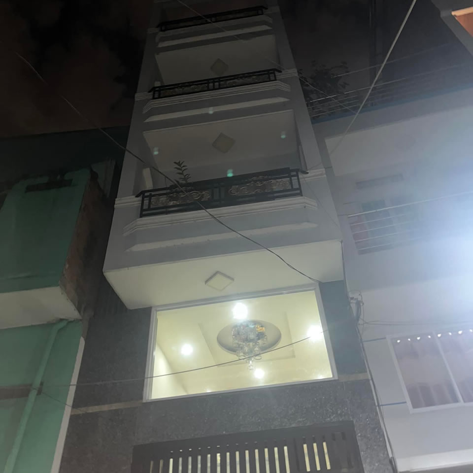 Nhà đường Thái Phiên, Quận 11, khoảng 7 Tỷ, 4×12, 5 tầng