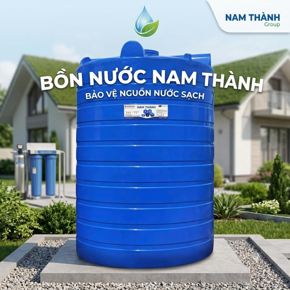 Bồn Nhựa Nam Thành 10000L đứng
